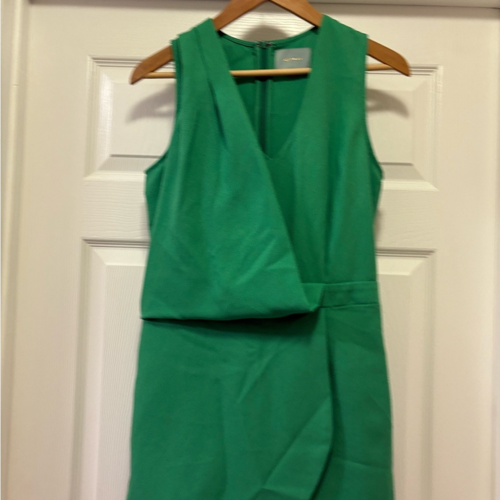 Skies Are Blue Emerald Sleeveless Midi Dress Skort